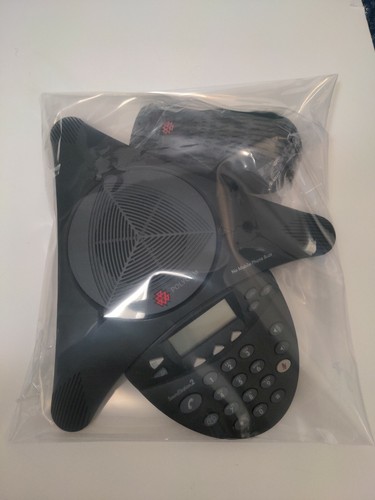 Teléfono de conferencia Polycom 2201-16000-601 SoundStation 2 LCD con módulo de alimentación - Imagen 8 de 8