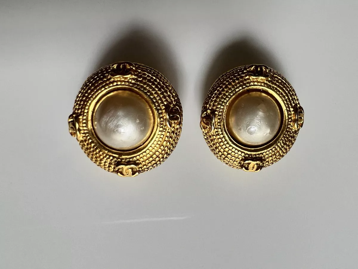 Chanel earrings deals ebay
