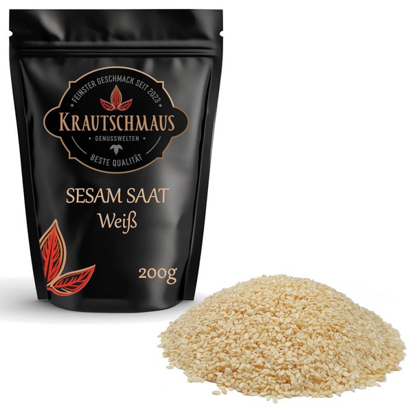 200G Sesam Sesamsamen SesamköRner GewüRz Sesamsaat Kochen Backen Sesamkerne-image