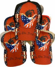 WE THE PEOPLE USA PATRIOTIC EAGLE HAT CAP GREY 