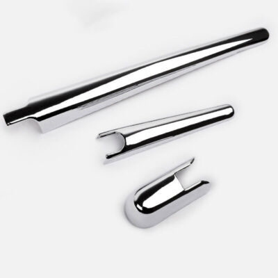 3Pcs For Honda HR-V HRV Vezel 2016-2022 Tail Rear Window Wiper Cover Trim Chrome