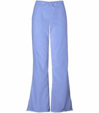 Cherokee Workwear ORIGINALS Flare Leg Drawstring Scrub Pant  4101 CIEL BLUE