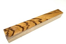African Zebrawood wood turning blank 1-1/2" x 1-1/2" x 12" zebrano  1 