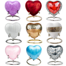 Royal Rapture Love Urn for Ashes Funeral Memorial Cremation Keepsake Heart &