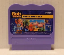 VTech VSmile learning system Bob The Builder cartridge  Game tested&works well