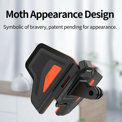 TELESIN Full-Face Helmet Chin Mount Butterfly Strap for GoPro, DJI, Insta360 Cam - Picture 3 of 9
