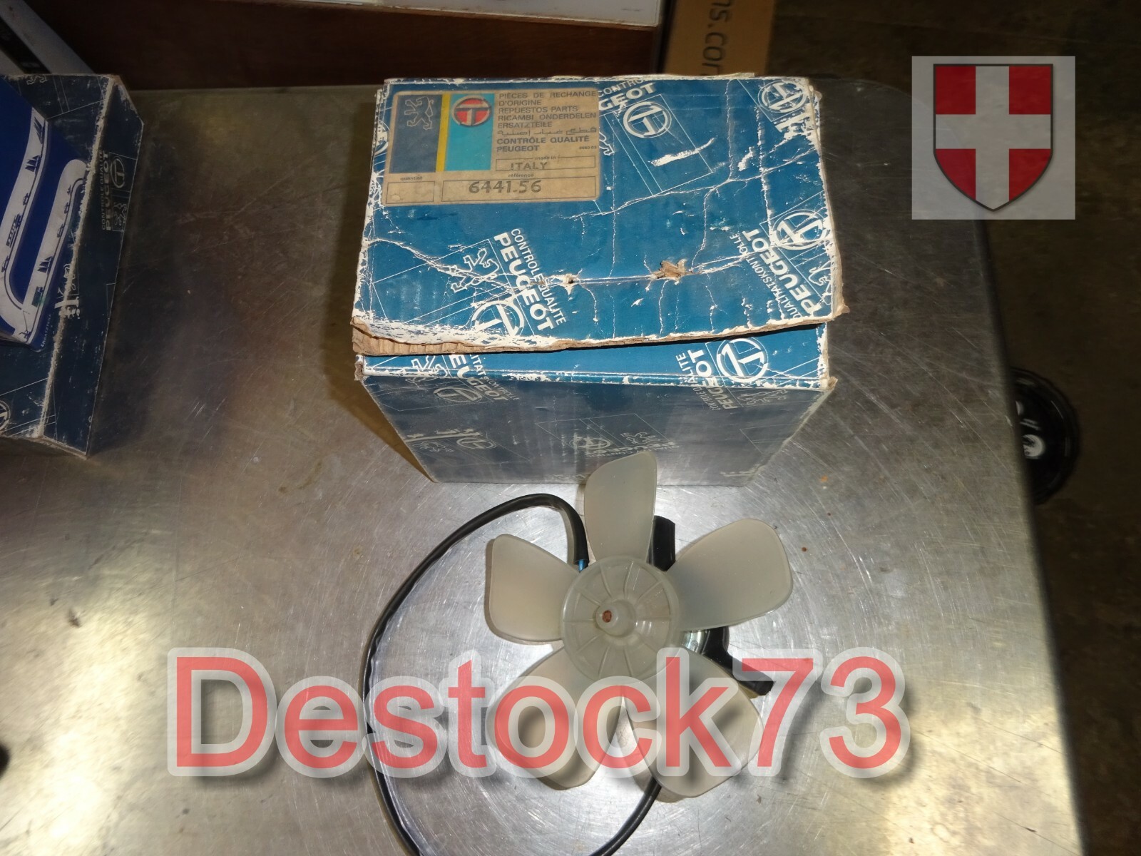 Motoventilateur de chauffage Peugeot référence OEM 6441.56 neuf pour circuit d'air