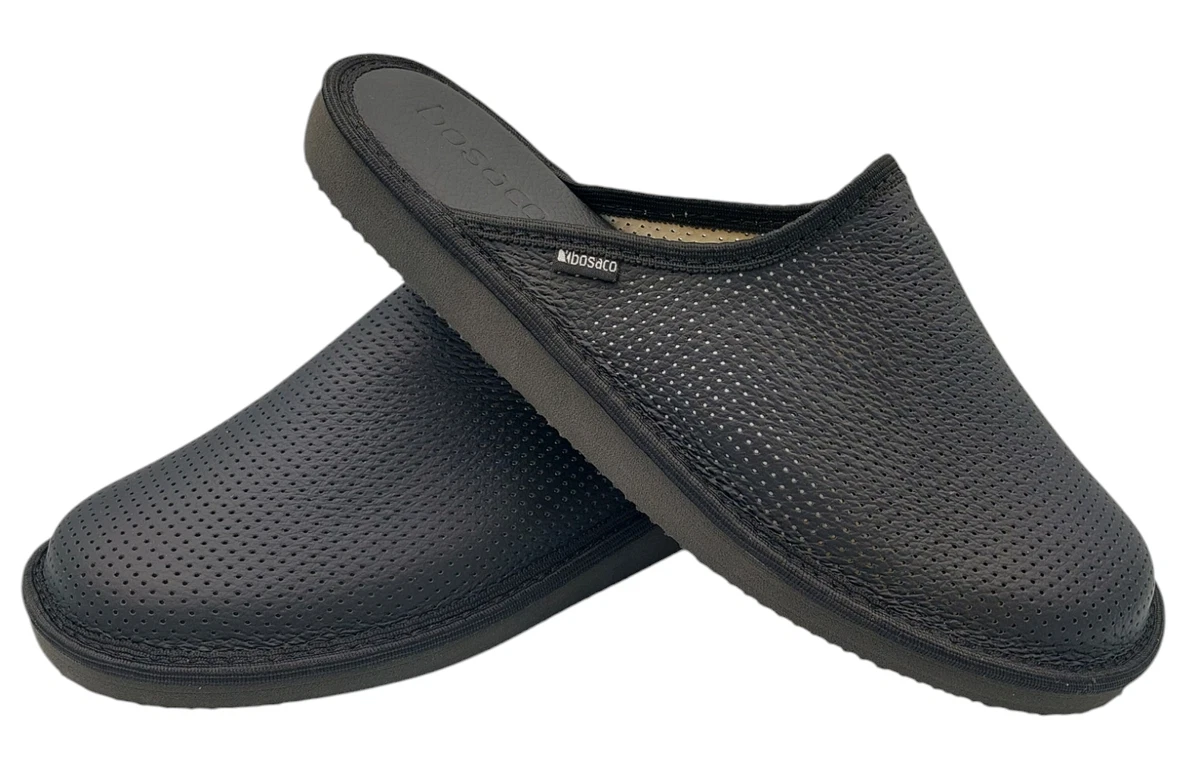 Pantoffeln Herren Leder Hausschuhe Lederpantoffeln Echtleder Pantoffeln Bosaco