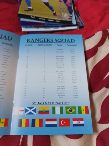 2023 SERVETTE v RANGERS FC SCOTLAND CHAMPIONS LEAGUE Fan PROGRAMME 15/8/2023 - Picture 3 of 6