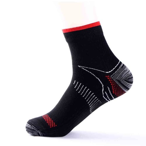 Kurze Socken elastische Kompressionssocken atmungsaktive farbblockierende Drucksocken - Bild 13 von 14