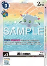 Ukkomon Alternate Art Foil - P-123 NM - Digimon TCG 2