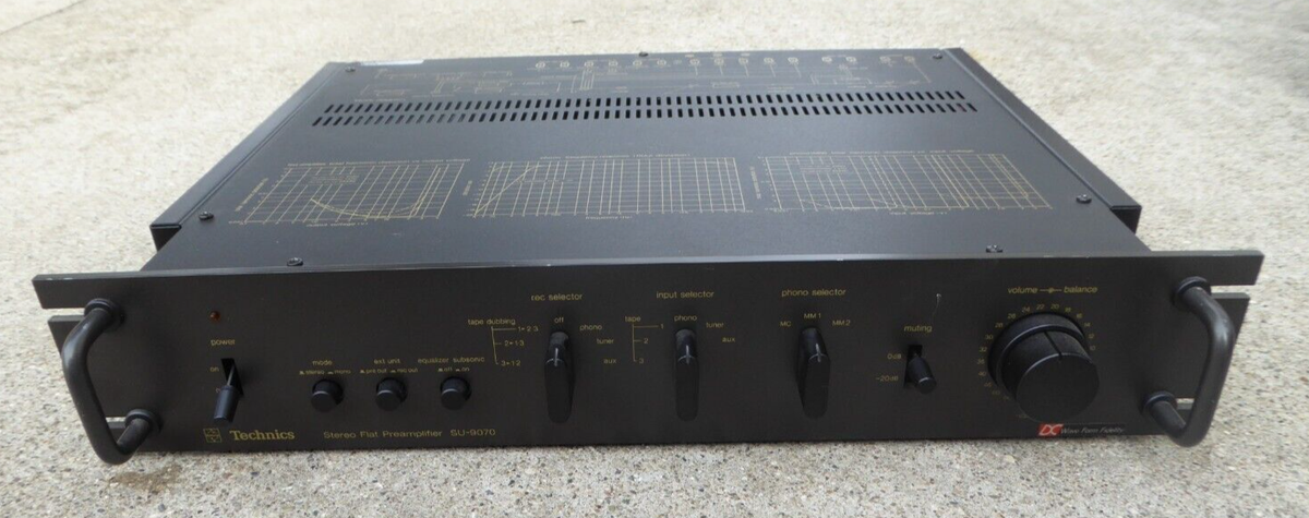 Technics Panisonic Flat Preamp Pre-amplifier SU9070 Su-9070 for