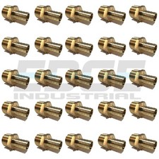  25 Pack 5/8 HOSE BARB X 3/4 MALE NPT Brass Pipe Fitting NPT Gas Fuel Water Air