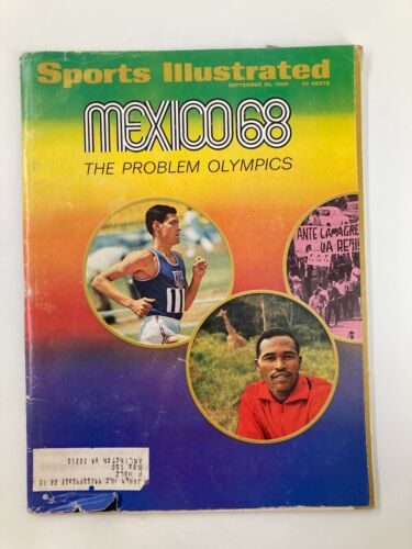 Magazine vintage Sports Illustrated 30 septembre 1968 Mexique The Problem Olympics - Photo 1 sur 2