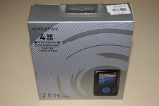 Creative Zen V Plus Black/blue 4gb Digital Media Mp3 Player Rare Collectible New