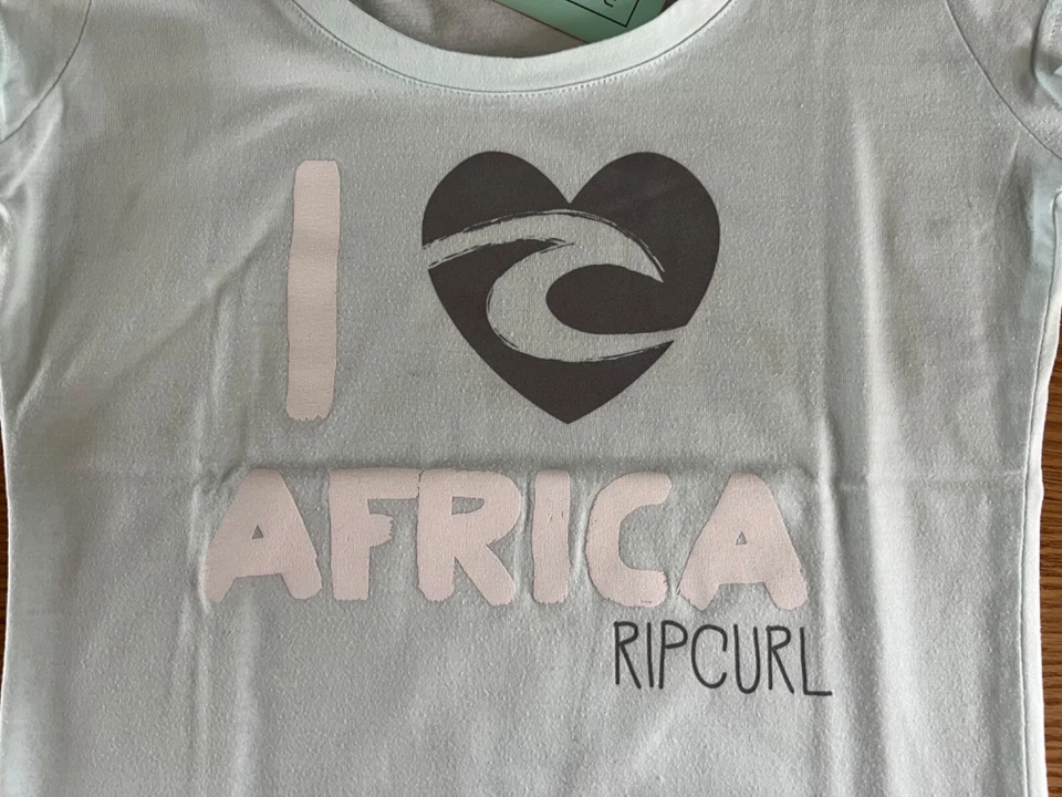 RIPCURL+++ T-Shirt Gr. XS in türkis mit Motiv mit Etikett - Bild 3 von 4