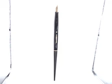 Wahl-Eversharp Vintage Black Double Check Desk Pen-working--medium point