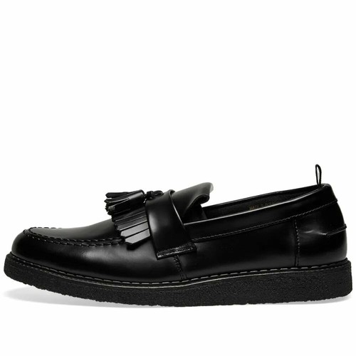 Fred Perry B9278 George Cox Tassel Black Loafer Shoes