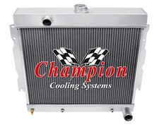 3 Row Rn Champion Radiator 22 Core For 1965 66 1967 Plymouth Satellite V8 Conv