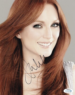 Julianne Moore ''Schauspielerin'' Autogramm signed 10x8 Foto ACOA