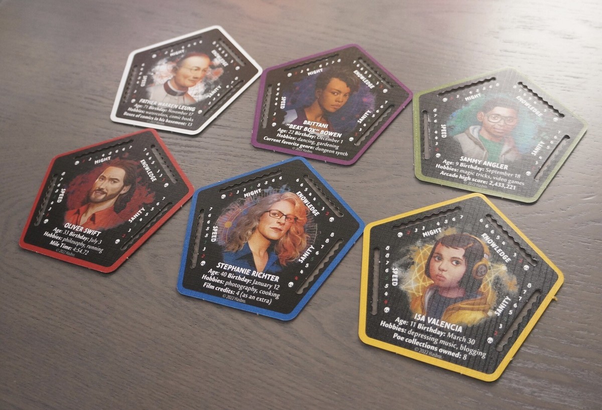 Betrayal at House on the Hill | All 6 Double sided Character