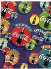 VTG 90s Coca-Cola Always Collectible Trivet Tile POP ART Wall Hang Rainbow Cork