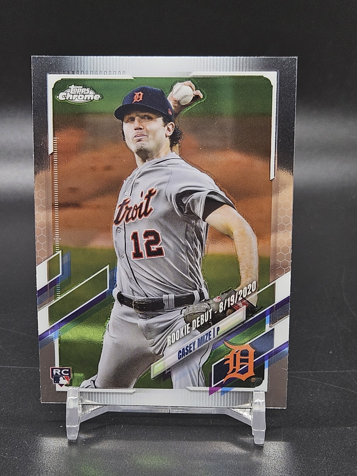 2021 Topps Chrome Update Rookie Card - Casey Mize - USC73 - Tigers