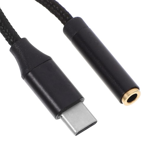 Portable Convenient Type-C To 3.5mm Headset Adapter Data Cable Audio Cable Phone - 第 7/12 張圖片