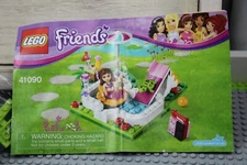 LEGO® Friends (41090) Olivia's Garden Pool, Used, 100% Complete W/Manual, no box