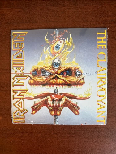 IRON MAIDEN - The Clairvoyant-The Prisoner(Live) 7" LP - UK Edition SEALED