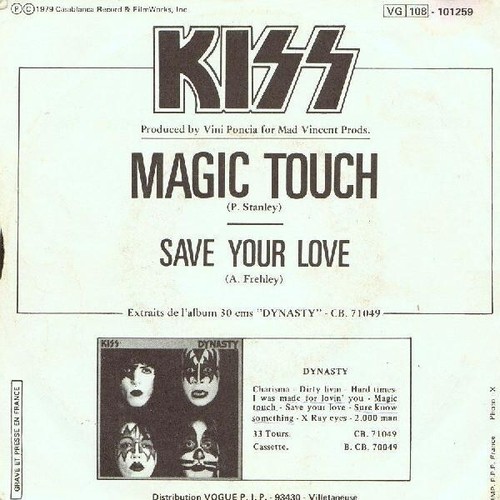 Kiss – Magic Touch - Vinyl 7" 45 rpm - 1979 EX - Foto 2 di 3