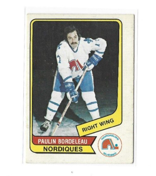 1976-77 O-Pee-Chee WHA #98 Paulin Bordeleau EX