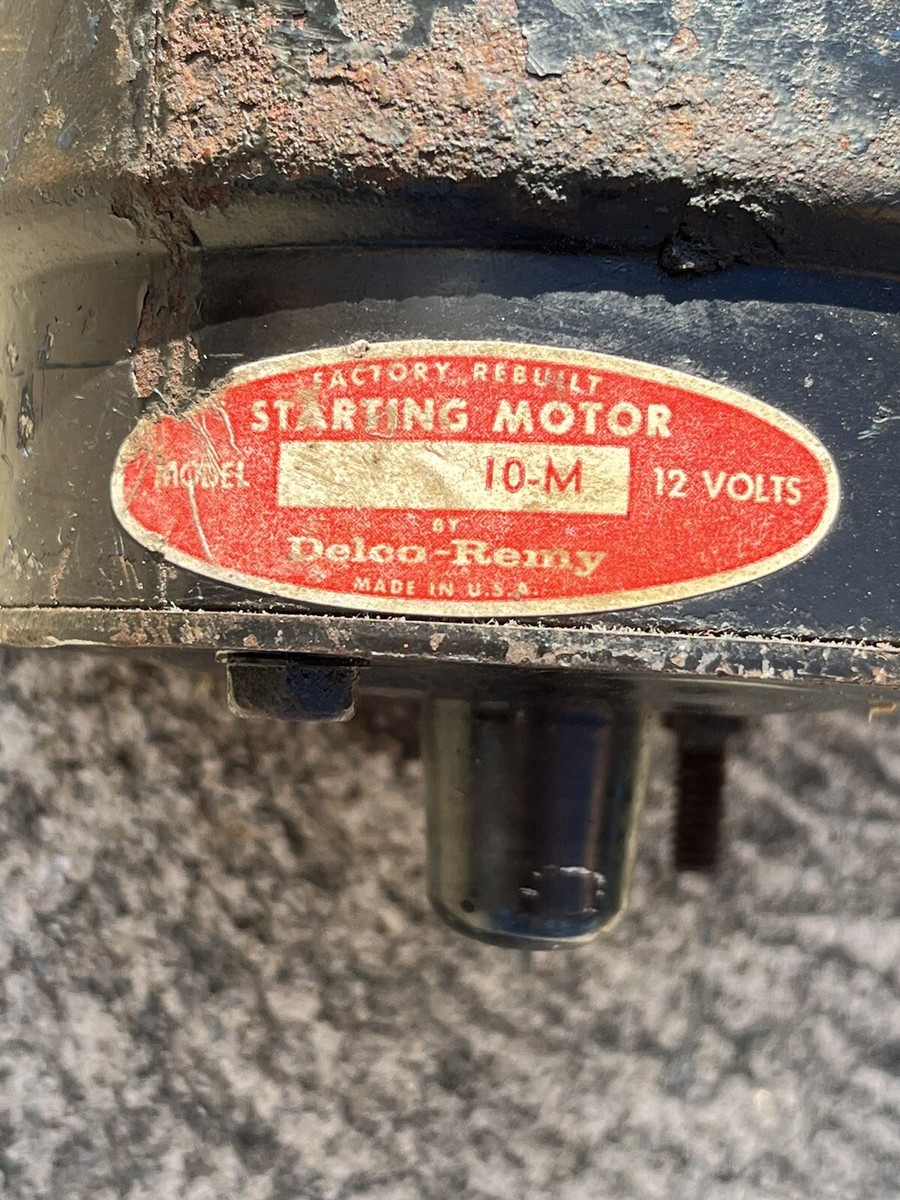 DELCO REMY 1108371 RESTORED STARTER 68 Corvette 350 V8 69 Chevelle  