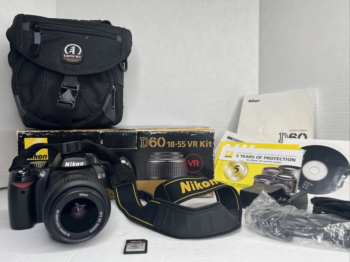 スマホ転送OK! Nikon ニコン 一眼レフ D60 レンズセット #1372