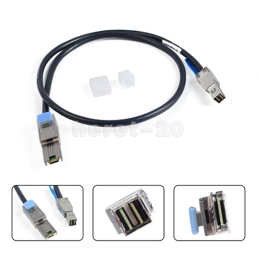 Mini SAS SFF-8088 to Mini SAS High Density HD SFF-8644 Data Cable 1M