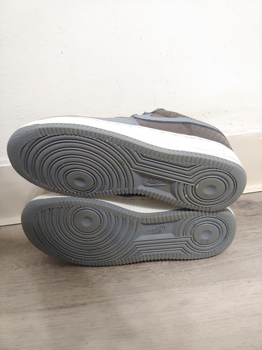Rare Nike Air Force 1 Supreme 07 QS Grey Size 6 316133-002 2007 sneakers - Picture 8 of 9