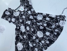 Black and White Rose 2T- Hugs Dress- Charlie's Project FINAL Sale