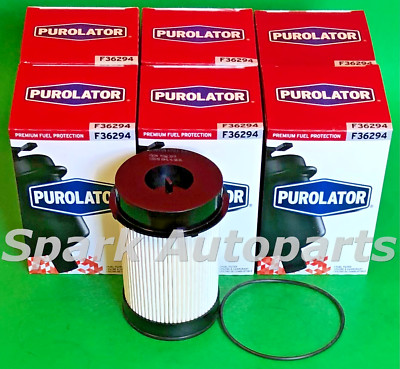 Case of 6 Fuel Filter PUROLATOR F36294 For RAM 68065608AA, 68061634AA, 19305685