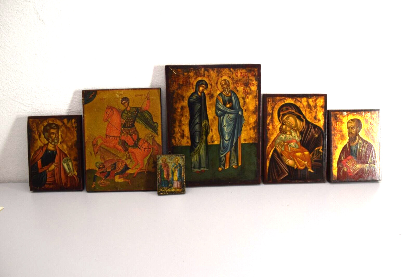 Konvolut Ikonen Heiligenbilder Heilige Glaube Christen