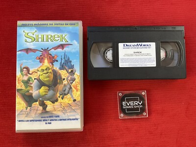 Shrek DreamWork Home Entretainment Pelicula Cinta Vhs Española