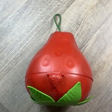 Vintage Kenner Strawberry Shortcake Red Strawberry Carry Case Doll Storage 1980