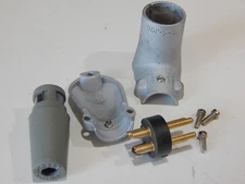 SWITCHCRAFT QGP-3-31 3 POSITION RIGHT ANGLE MALE MIC CONNECTOR HIGH QUALITY