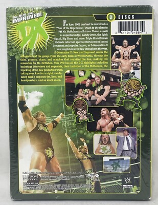 The New and Improved DX (DVD, 2010) WWE Wrestling - Brand The New and Improved DX (DVD, 2010) WWE Wrestling - Brand