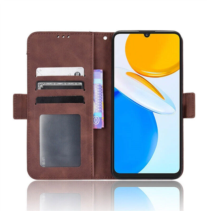Capa carteira telefone luxo flip para Huawei P50 Pro P30 Lite P20 Lite Honor X8 X30 - Imagem 2 de 4