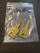 Vintage CURTIS  GM Key Blank B46 SET OF 2