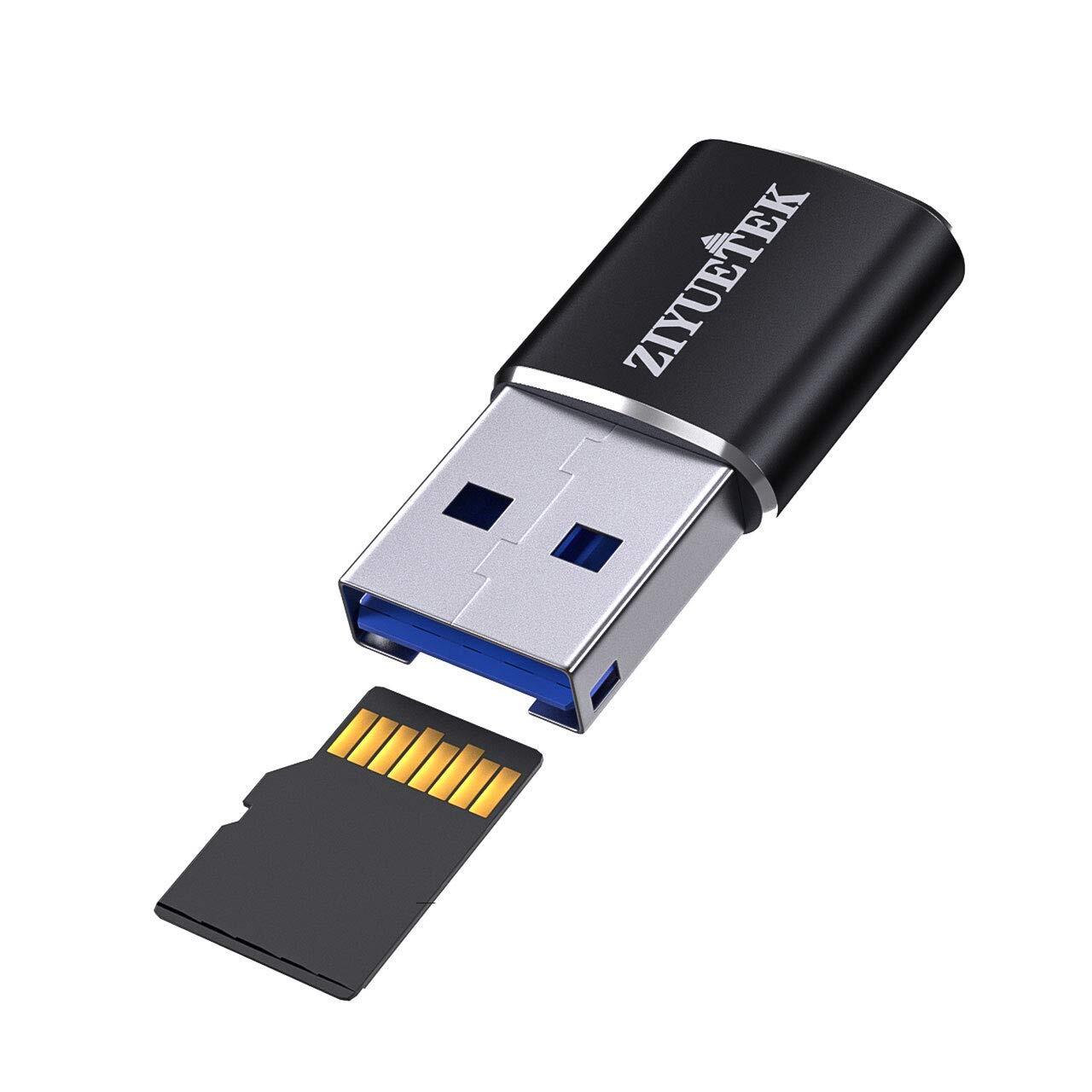 USB Micro SD Card Reader, Aluminum USB 3.0 Portable Memory Card Reader Adapte...