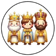 THREE WISEMEN CHRISTMAS NATIVITY ENVELOPE SEALS LABELS STICKERS PARTY FAVORS