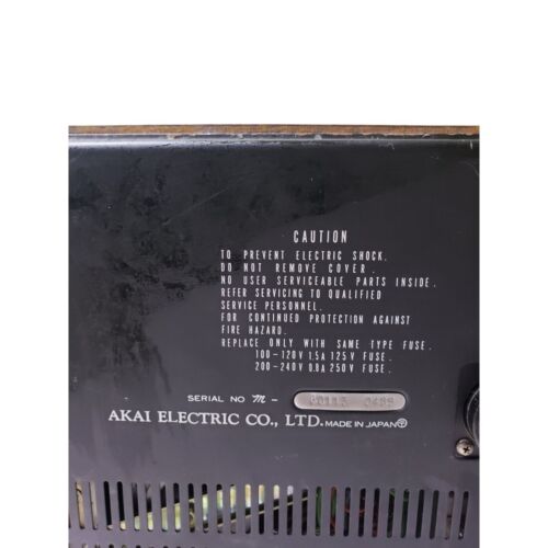 Akai CS 55 Invert O Matic Cassette Tape Deck Recorder Machine RARE HTF Vintage - Picture 2 of 17