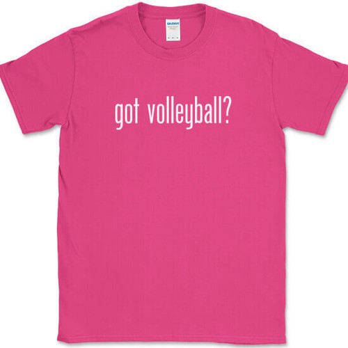 Got Volleyball T-Shirt Funny Milk Sports Humor Novelty Text Tee - Picture 10 of 10