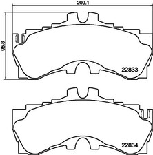 New Brake Pad Set, disc brake for LEXUS:LC,LS,LS V 0446511010 044651101079